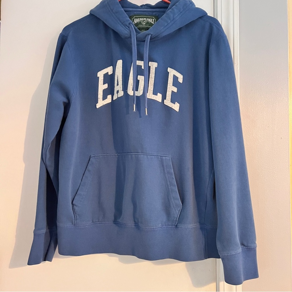 American Eagle | Logo Graphic Hoodie | Men’s | Size M | Blue